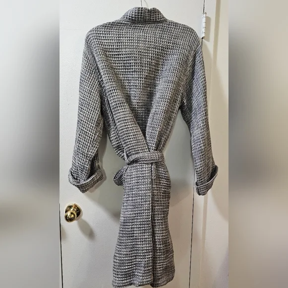 Parachute Waffle Robe Unisex Size Large Grey 100% Authentic ✅️